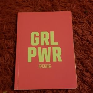 Vs pink girl power notebook